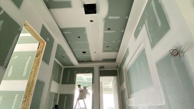 Owner-supplied drywall and finishing project photo 23